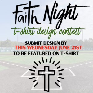 Submit Your Faith Night T-Shirt Designs By June 21!