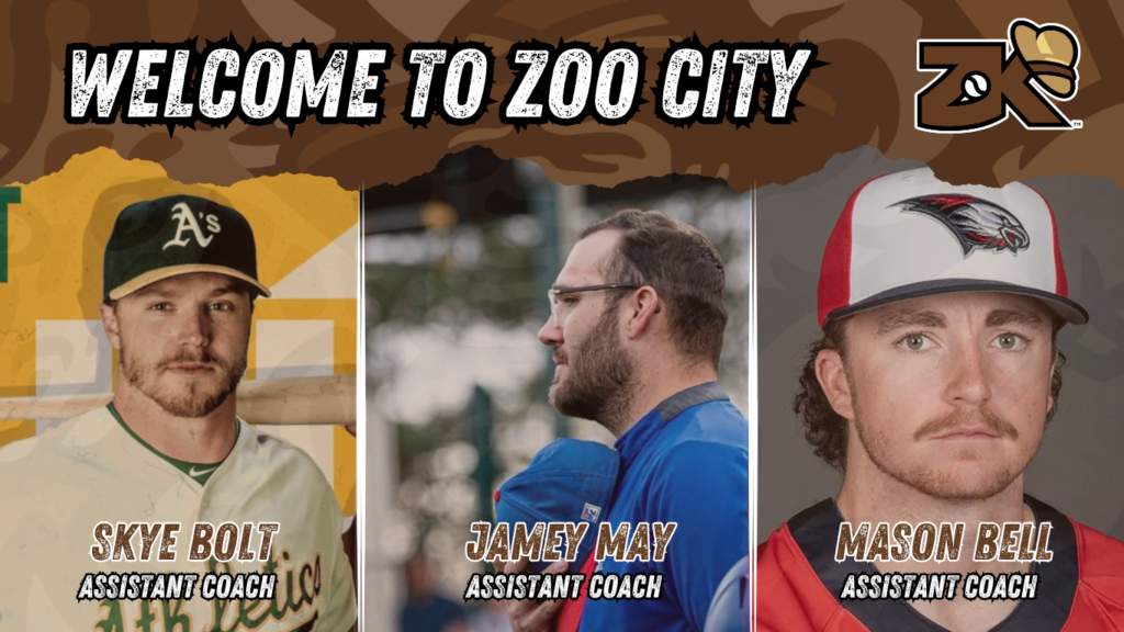 ZooKeepers Announce Assistant Coaching Staff for Summer Season